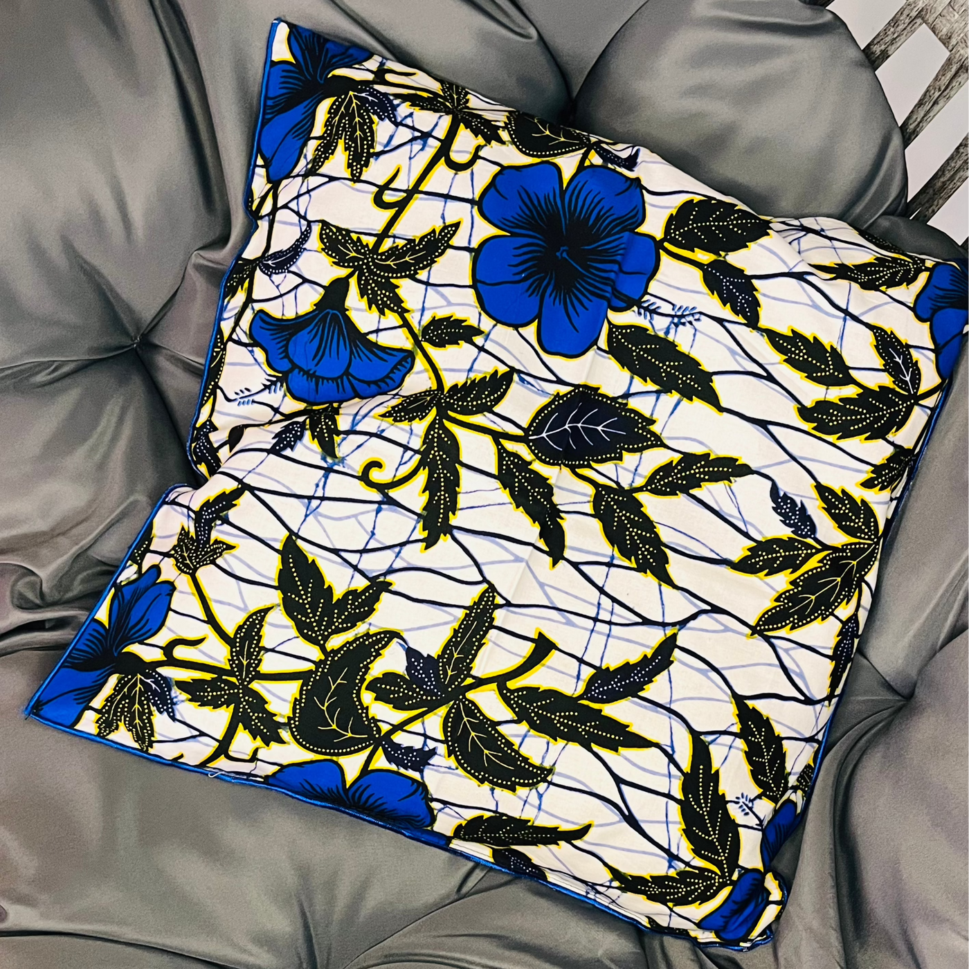 HOUSSE Déco BLEU